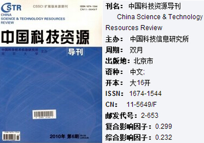 中国科技资源导刊
